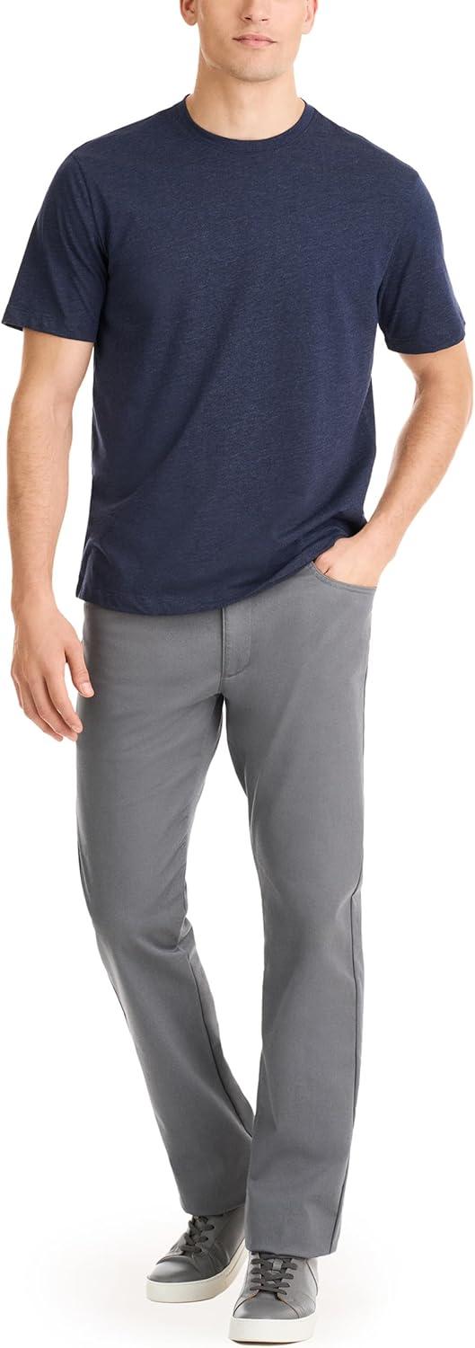 imageVan Heusen Mens Essential Stain Shield TShirtKentucky Blue Heather