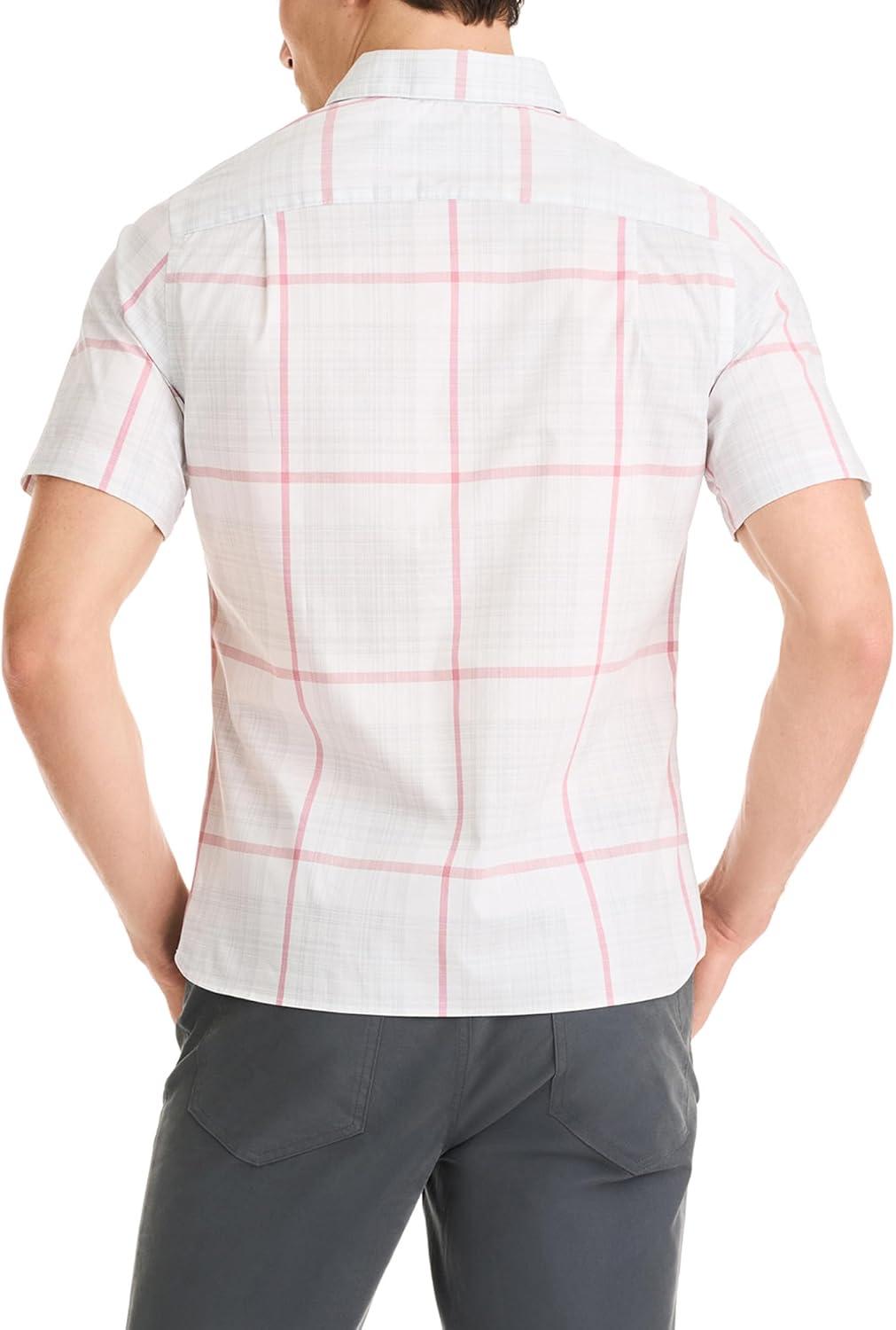imageVan Heusen Mens Essential Woven Short Sleeve Button UpHigh Rise
