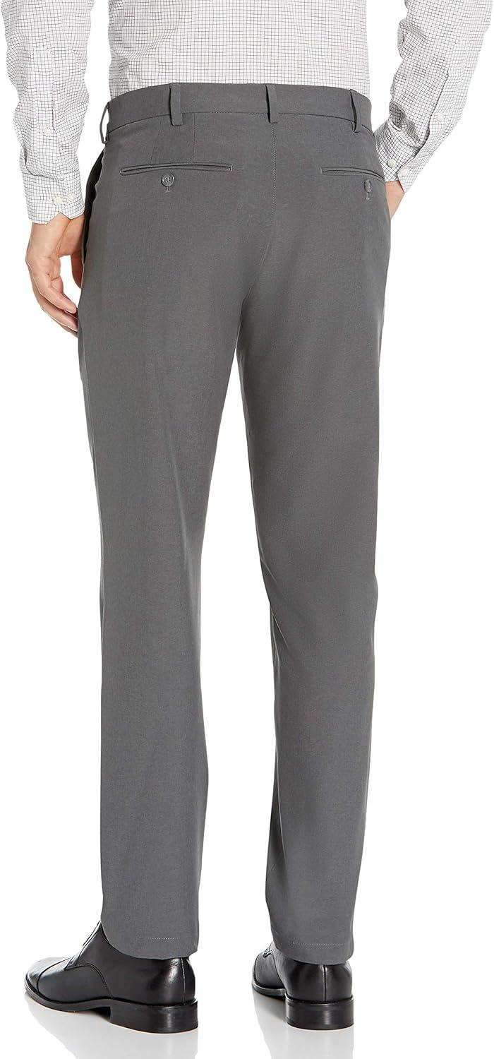 imageVan Heusen Mens Flex Flat Front Straight Fit PantGrey