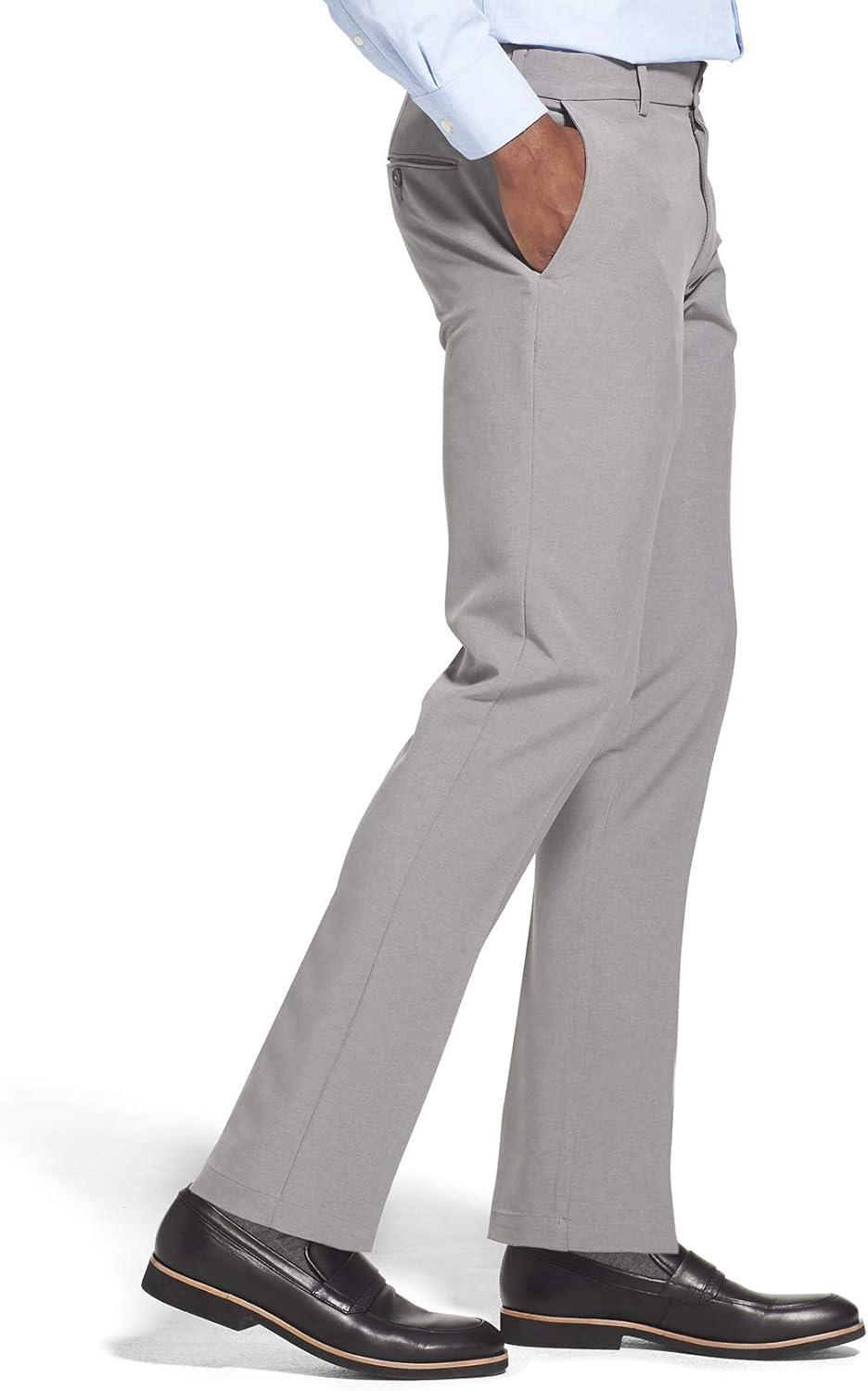 imageVan Heusen Mens Flex Flat Front Straight Fit PantGrey