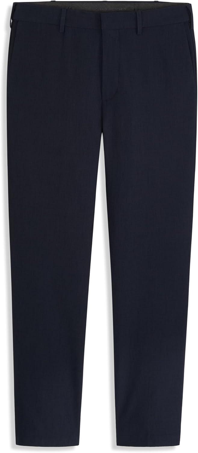 imageVan Heusen Mens Flex Flat Front Straight Fit PantSky Captain Blue Soft Lux