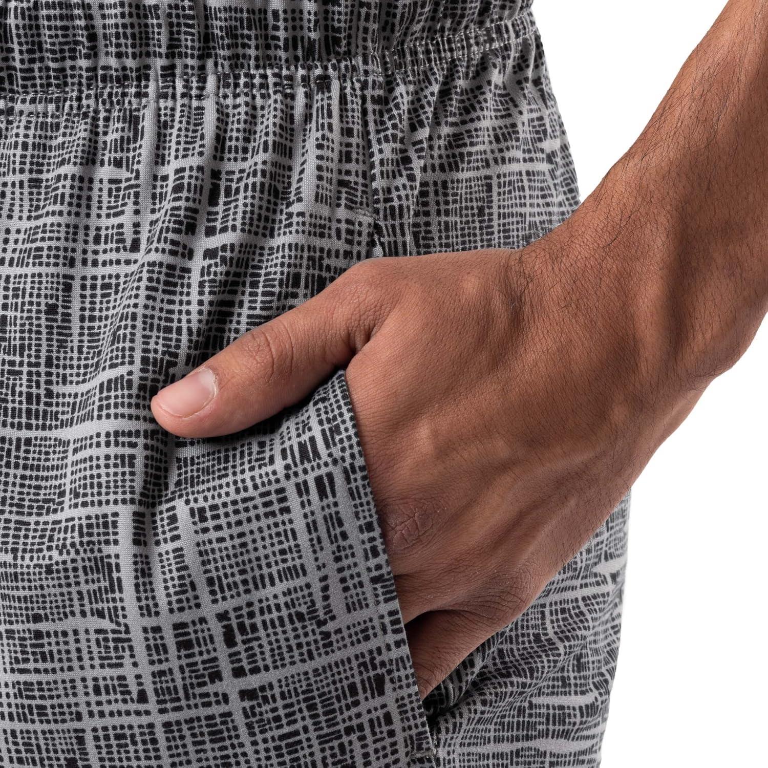 imageVan Heusen Mens Jersey Knit Sleep ShortsGrey