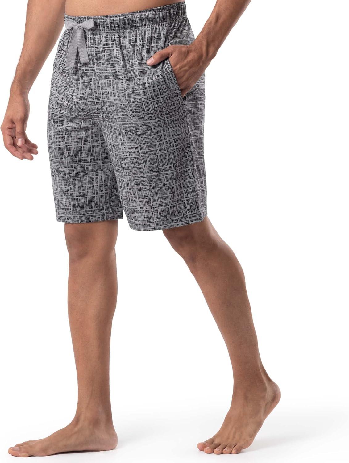 imageVan Heusen Mens Jersey Knit Sleep ShortsGrey
