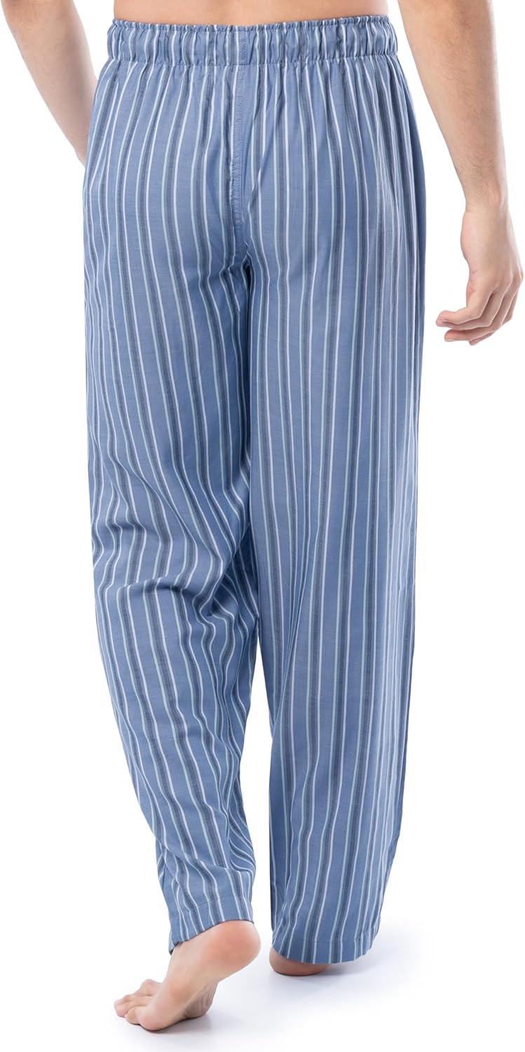 imageVan Heusen Mens Polyrayon Yarndye Woven Sleep Pajama PantBlue Stripe