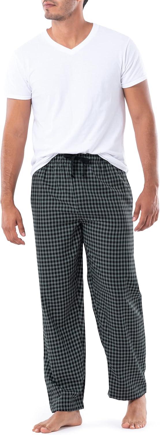 imageVan Heusen Mens Polyrayon Yarndye Woven Sleep Pajama PantCharcoal Heather