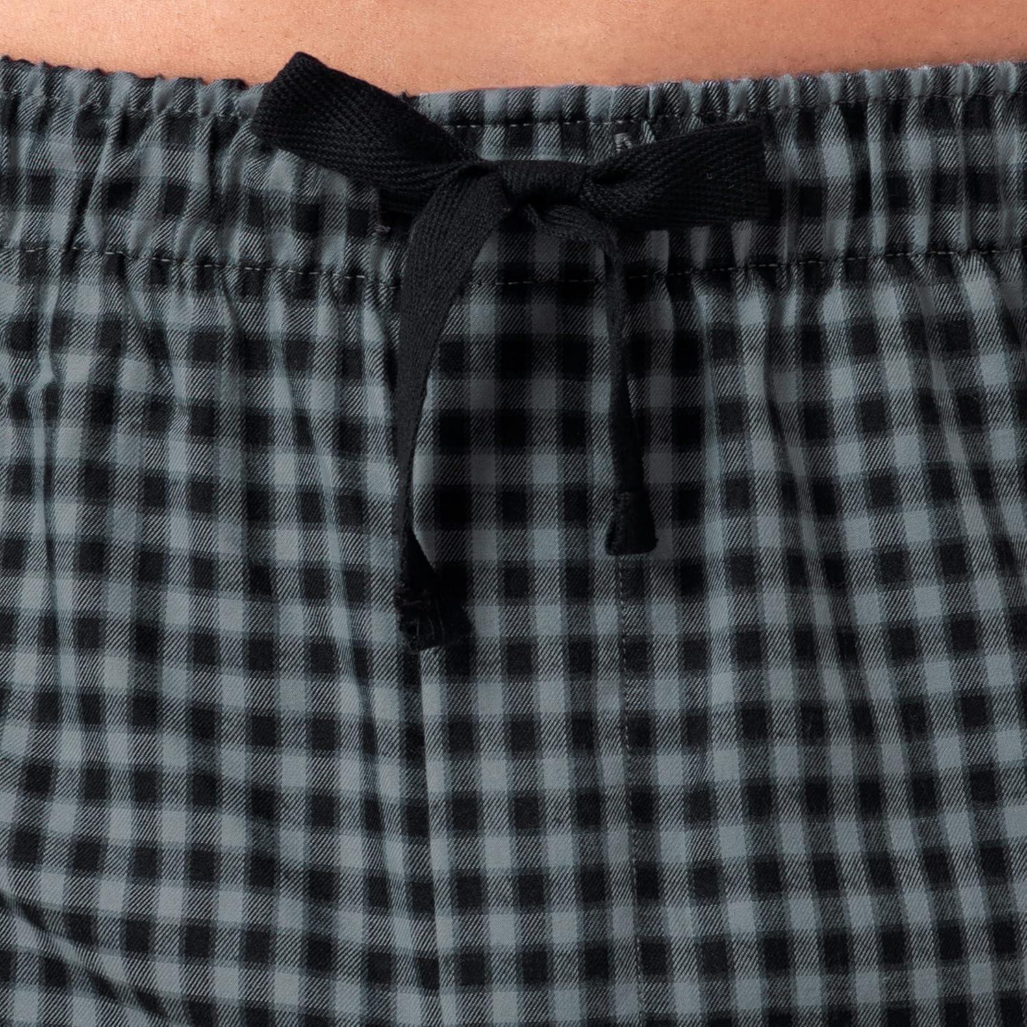 imageVan Heusen Mens Polyrayon Yarndye Woven Sleep Pajama PantCharcoal Heather