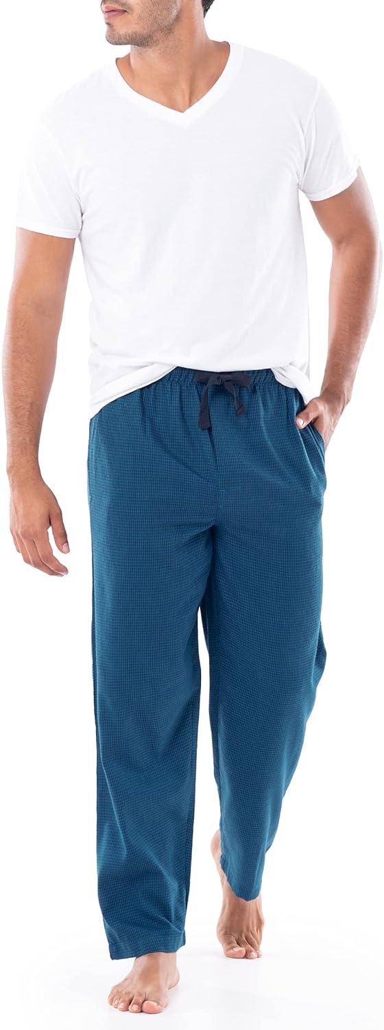 imageVan Heusen Mens Polyrayon Yarndye Woven Sleep Pajama PantNavy