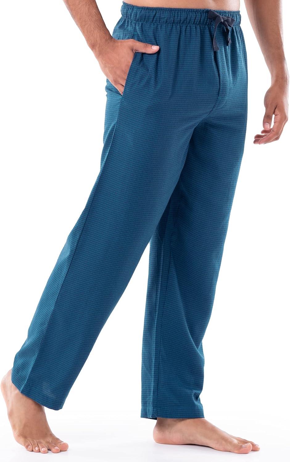 imageVan Heusen Mens Polyrayon Yarndye Woven Sleep Pajama PantNavy
