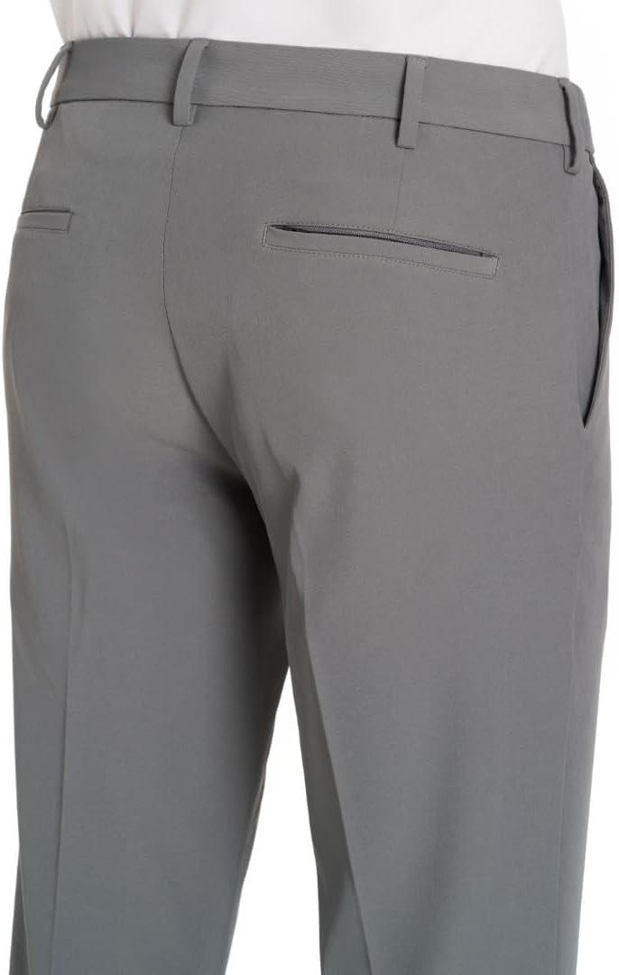 imageVan Heusen Mens Stain Shield Stretch Slim Fit Flat Front Dress PantDove Grey