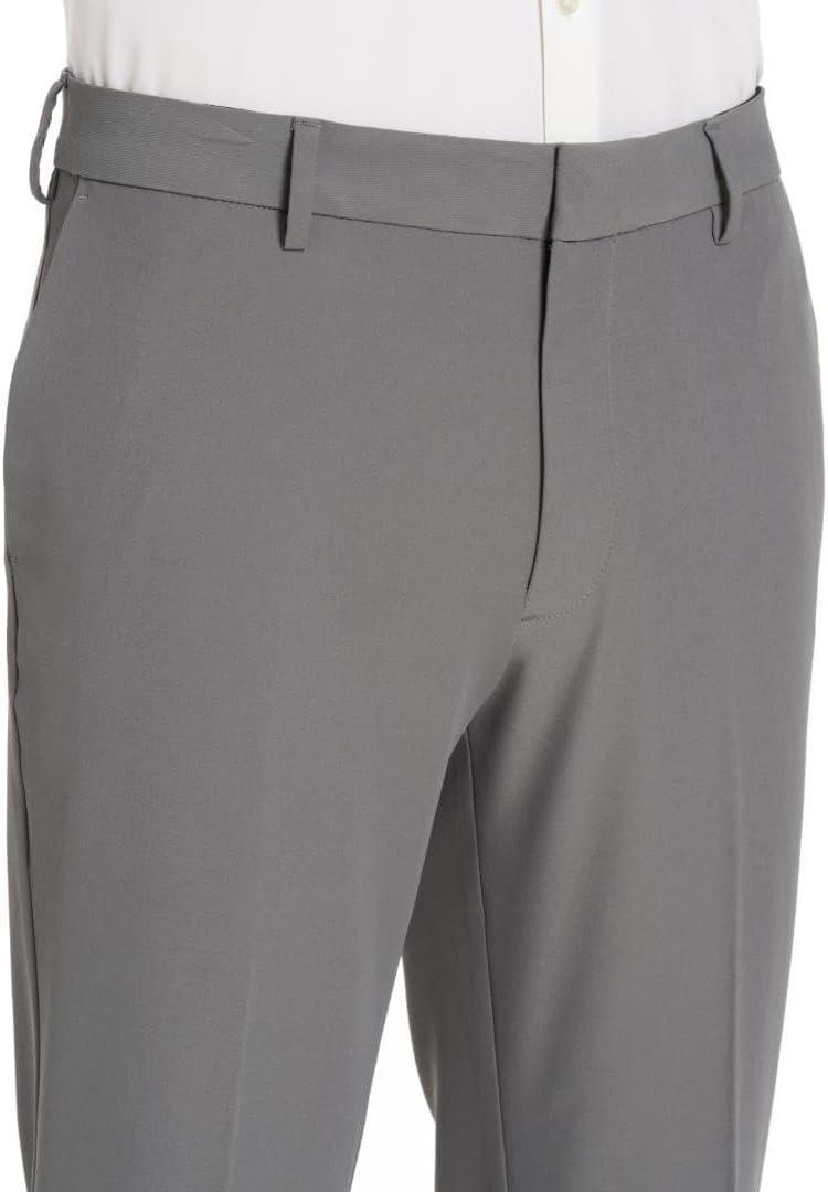 imageVan Heusen Mens Stain Shield Stretch Slim Fit Flat Front Dress PantDove Grey