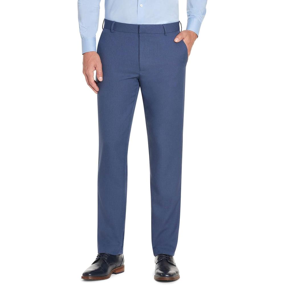 imageVan Heusen Mens Big and Tall Traveler Stretch Flat Front Dress PantAsh Navy