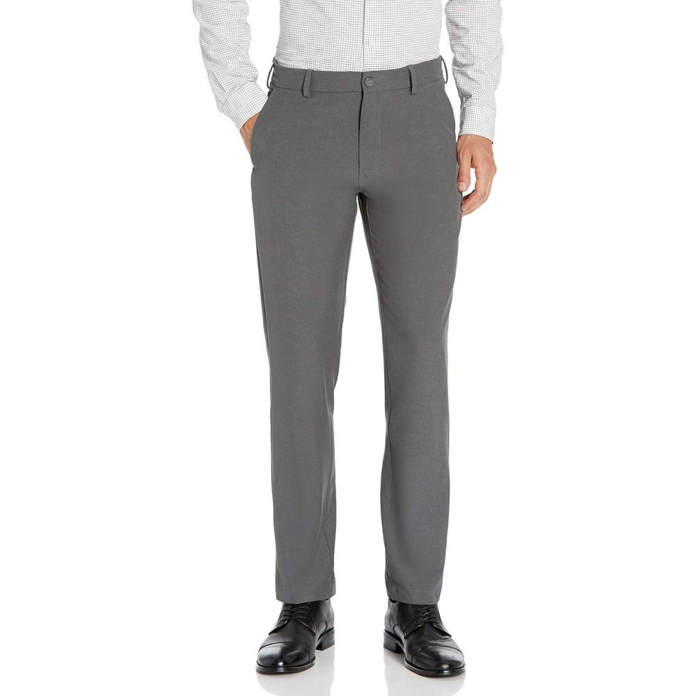 imageVan Heusen Mens Flex Flat Front Straight Fit PantGrey