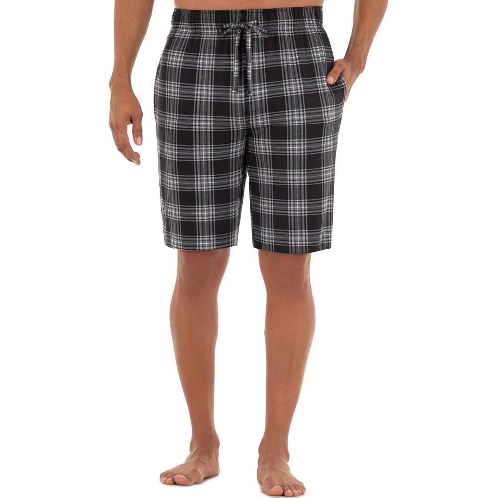 imageVan Heusen Mens Jersey Knit Sleep ShortsEbony