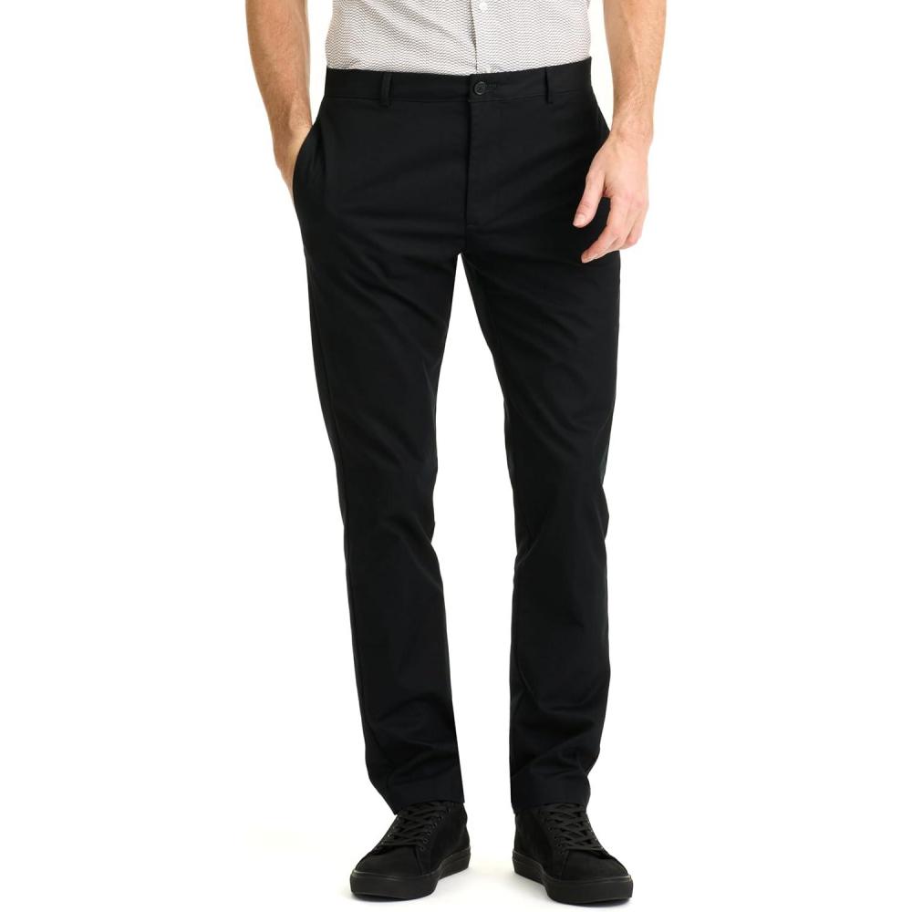 imageVan Heusen Mens No Iron Twill PantBlack