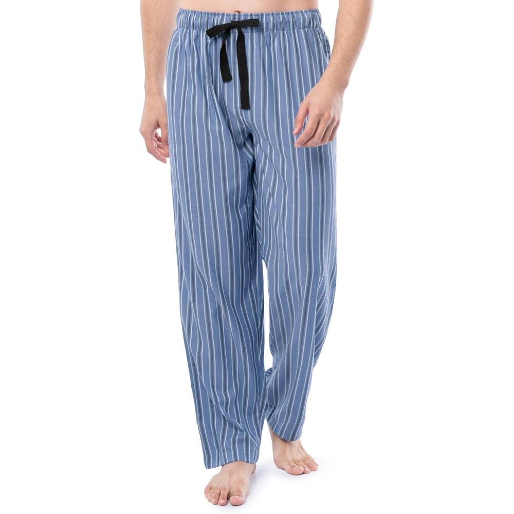 imageVan Heusen Mens Polyrayon Yarndye Woven Sleep Pajama PantBlue Stripe