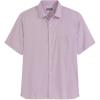 imageVan Heusen Mens Wrinkle Free Short Sleeve Button Down Check ShirtLavendula  Solid