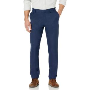 Van Heusen Men’s Big and Tall Traveler Stretch Flat Front Dress Pant(Indigo Blue)