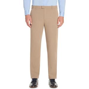Van Heusen Men’s Flex Flat Front Straight Fit Pant(Khaki)