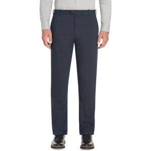 Van Heusen Men’s Flex Flat Front Straight Fit Pant(Slate Blue)