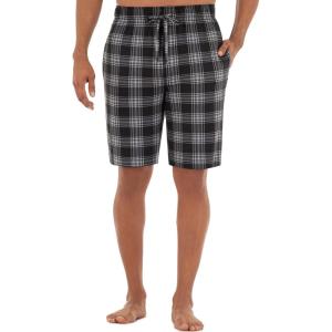Van Heusen Men’s Jersey Knit Sleep Shorts(Ebony)