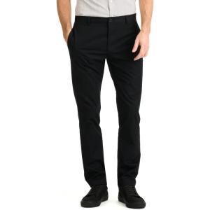 Van Heusen Mens No Iron Twill Pant(Black)