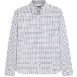 Van Heusen Mens No-Iron Long Sleeve Button Down Shirt, Comfortable Stretch Fabric(Brilliant White)