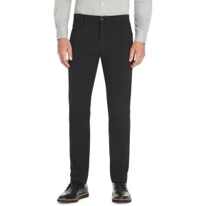 Van Heusen Mens Slim Fit Flex 4-Way Stretch Tech PantBusiness Casual Pants(Black)