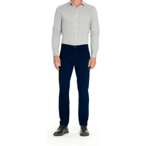 Van Heusen Mens Slim Fit Flex 4-Way Stretch Tech PantBusiness Casual Pants(Navy Blazer)