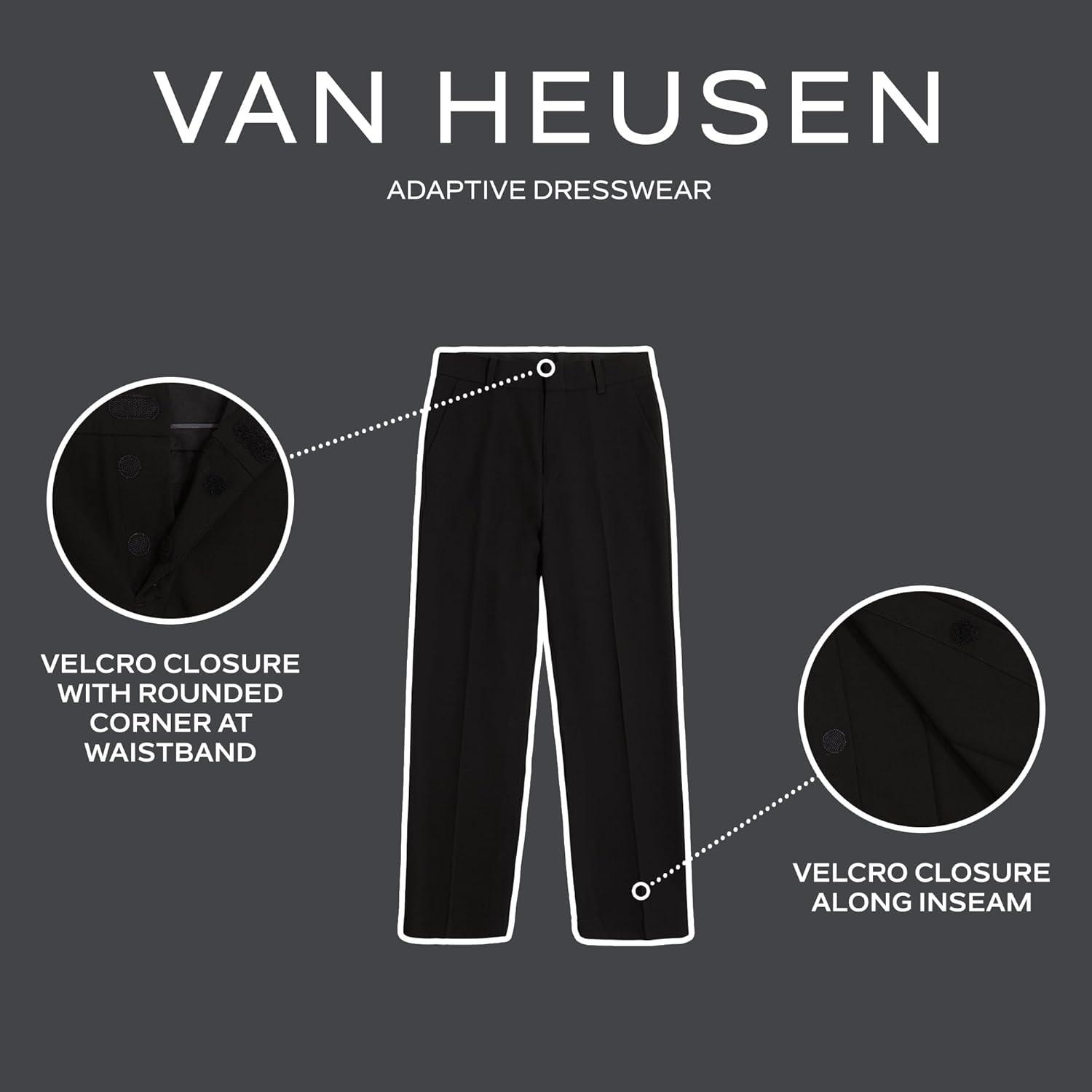 imageVan Heusen Boys Adaptive Flex Stretch Dress PantsBlack
