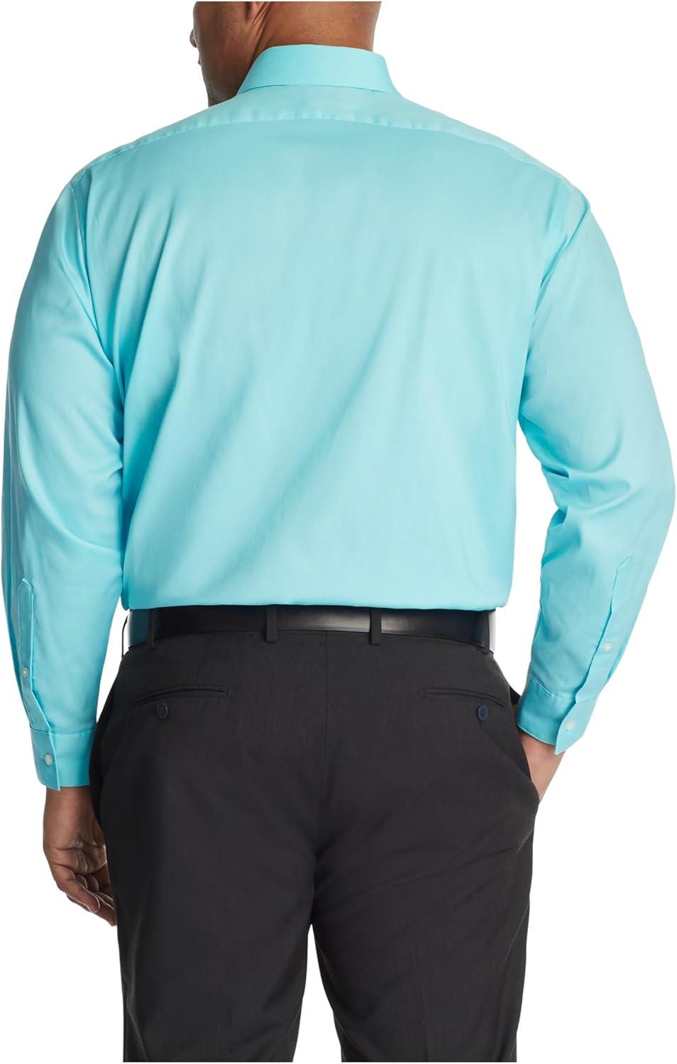 imageVan Heusen Mens BIG FIT Dress Shirt Stain Shield Stretch Big and TallOld Opal