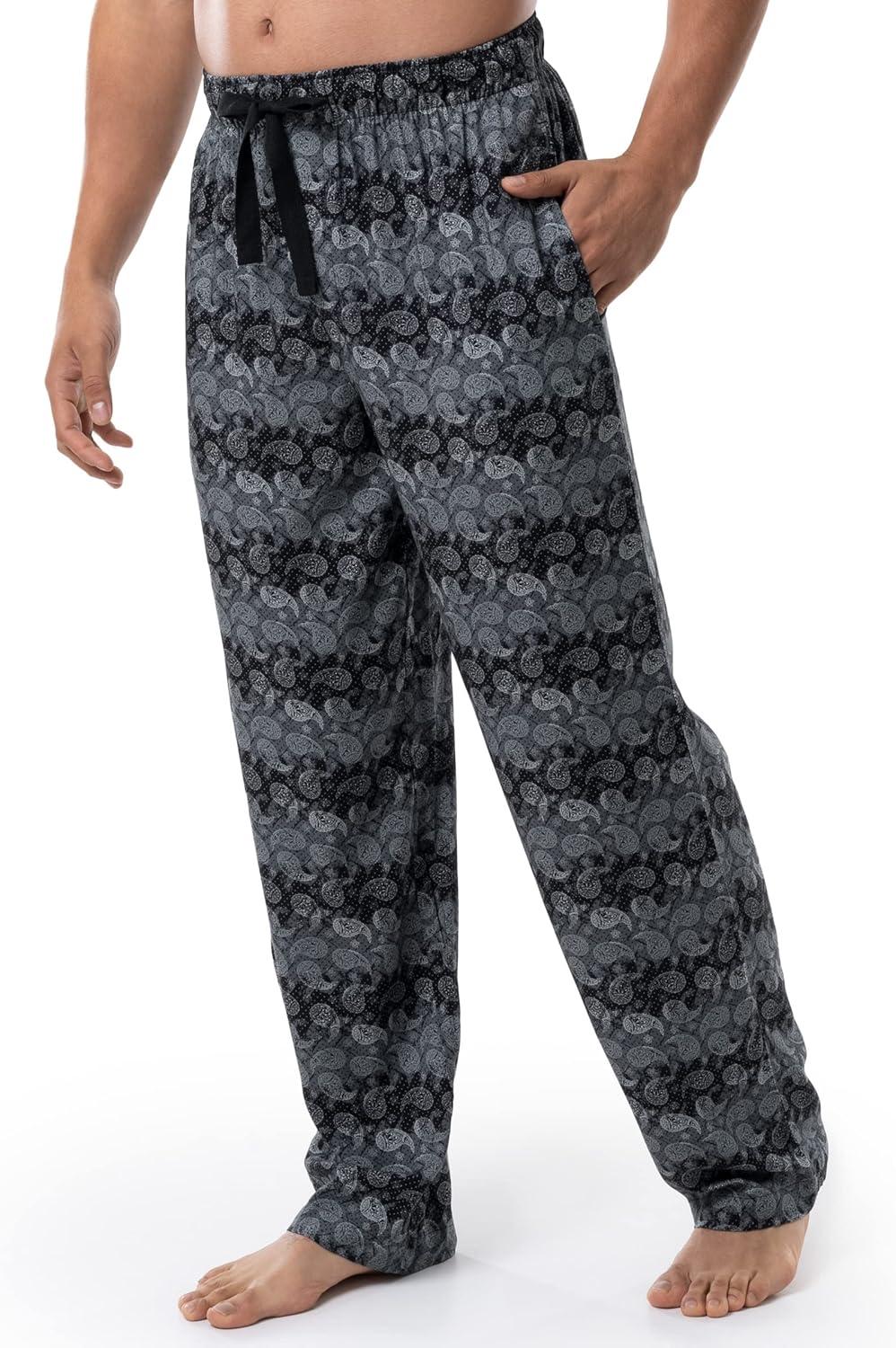 imageVan Heusen Mens Rayon Sleep Pajama PantBlack Paisley