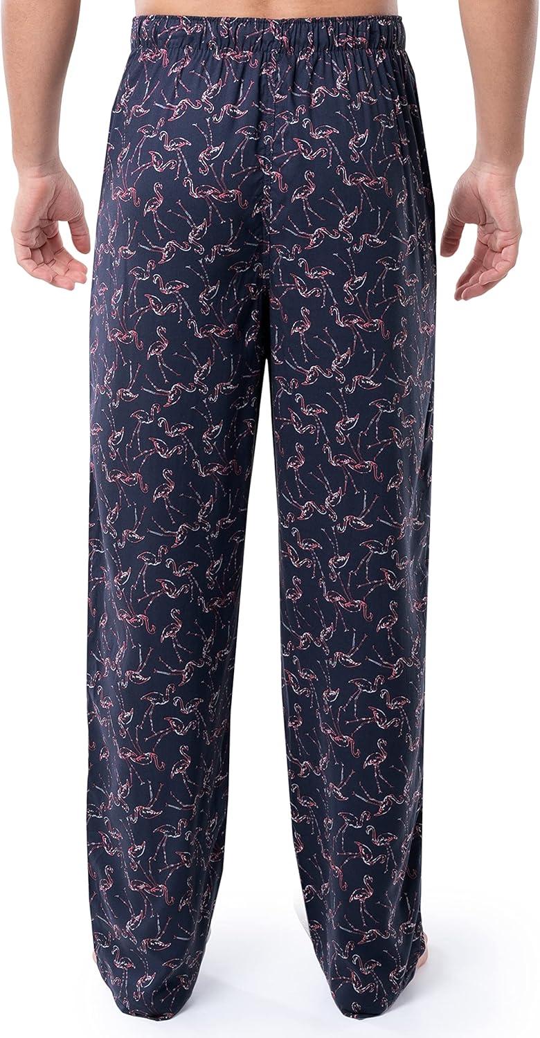 imageVan Heusen Mens Rayon Sleep Pajama PantNavyFlamingos