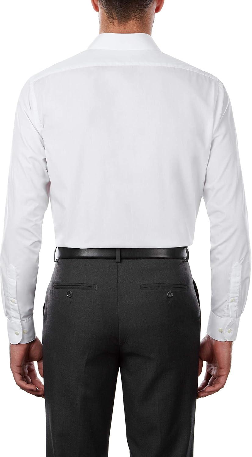 imageVan Heusen Mens Tall FIT Dress Shirts PoplinWhite