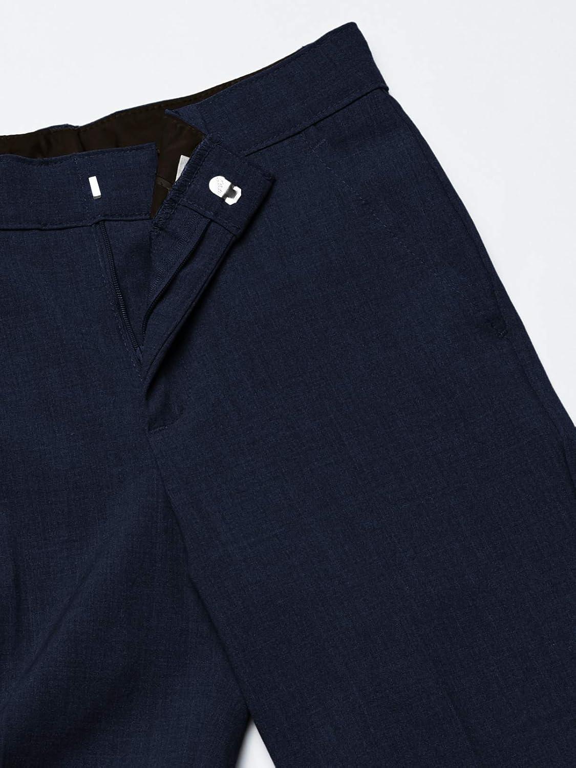 imageVan Heusen boys Flex Stretch Flat Front Dress PantsBank Blue