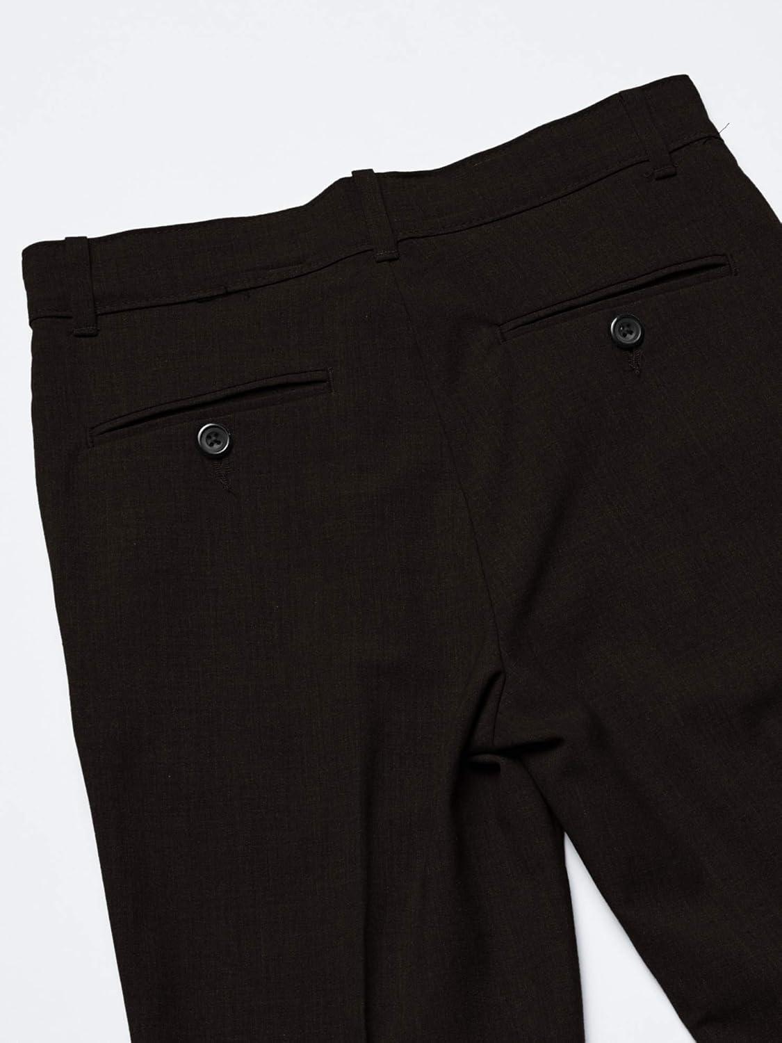 imageVan Heusen boys Flex Stretch Flat Front Dress PantsBlack