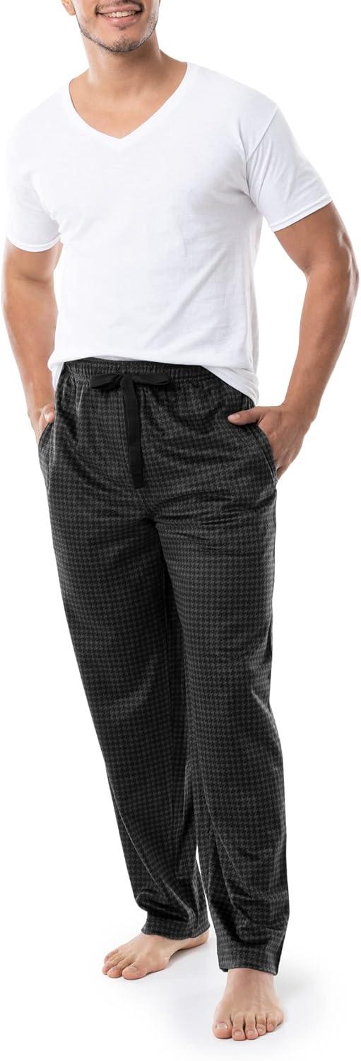 imageVan Heusen mens Silky Fleece Sleep Pajama PantCharcoal