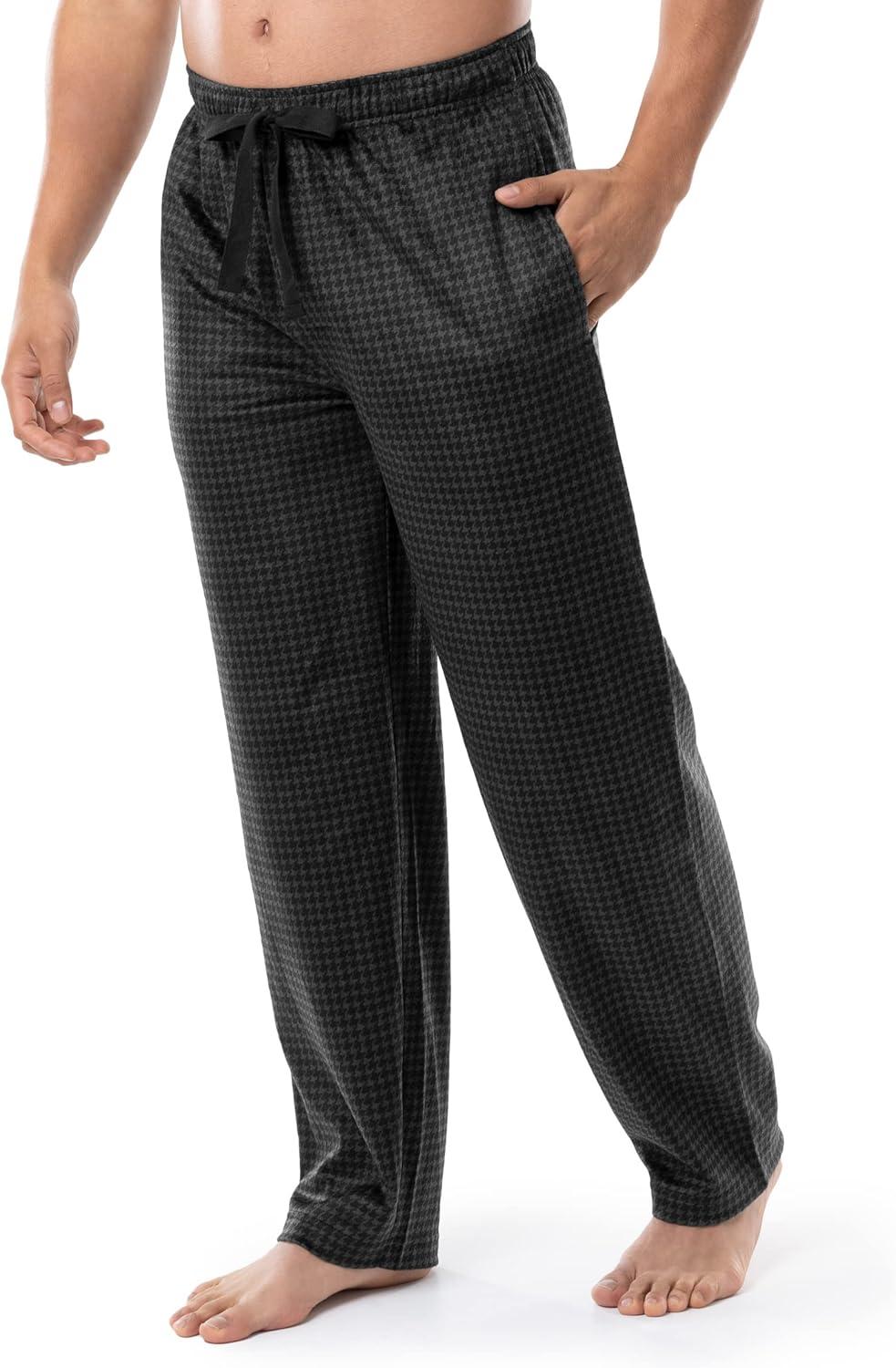 imageVan Heusen mens Silky Fleece Sleep Pajama PantCharcoal