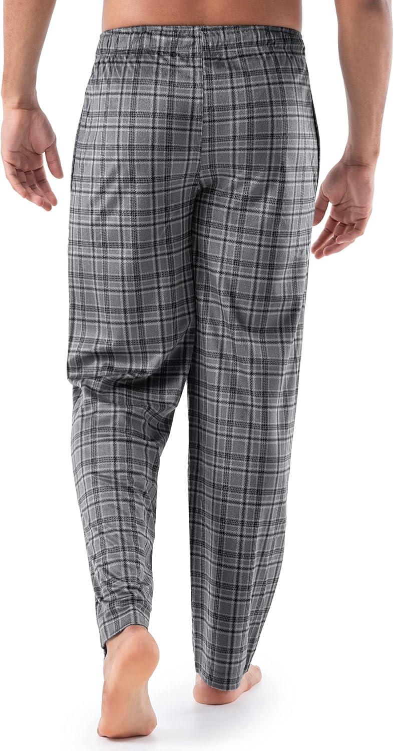 imageVan Heusen mens Silky Fleece Sleep Pajama PantCharcoal Plaid