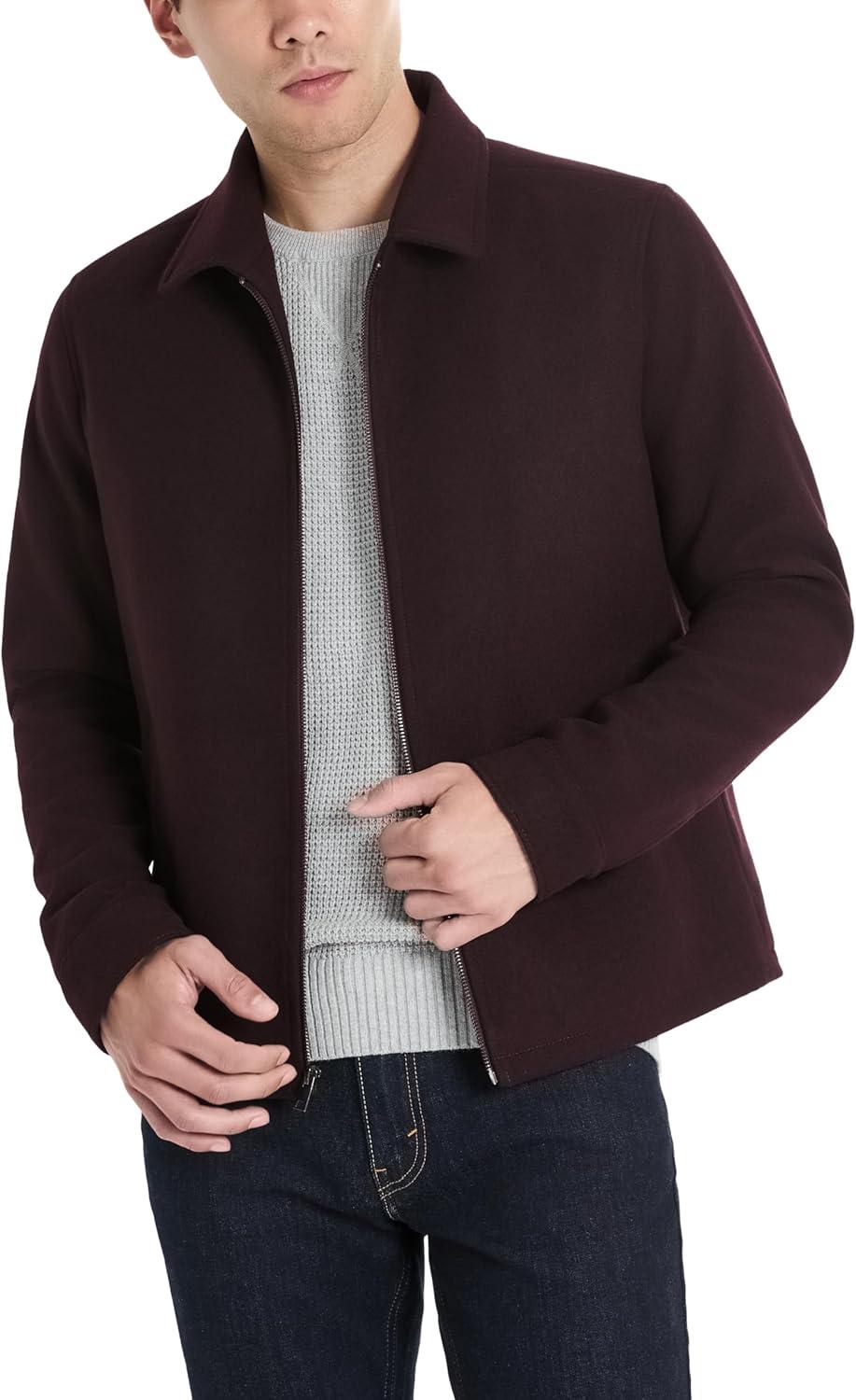 imageVan Heusen mens Van Heusen Mens Trudy Casual Trucker JacketBurgundy