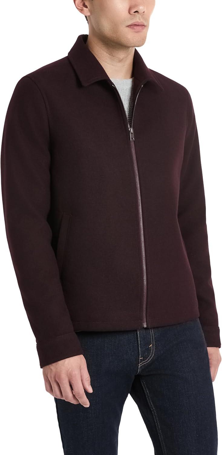 imageVan Heusen mens Van Heusen Mens Trudy Casual Trucker JacketBurgundy