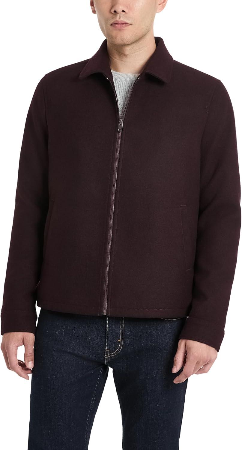 imageVan Heusen mens Van Heusen Mens Trudy Casual Trucker JacketBurgundy