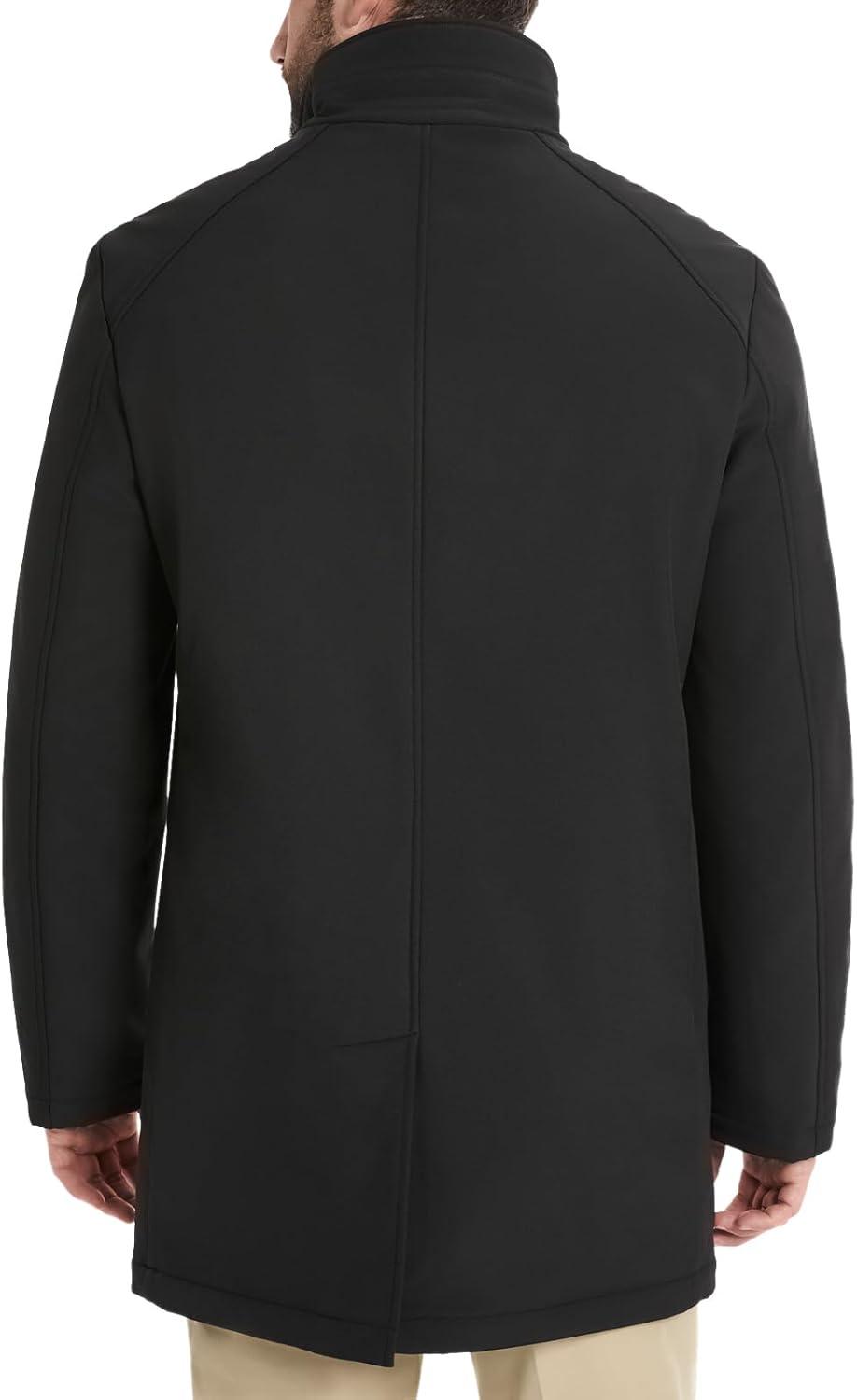 imageVan Heusen mens Van Heusen Tedford Overcoat With Stand CollarBlack