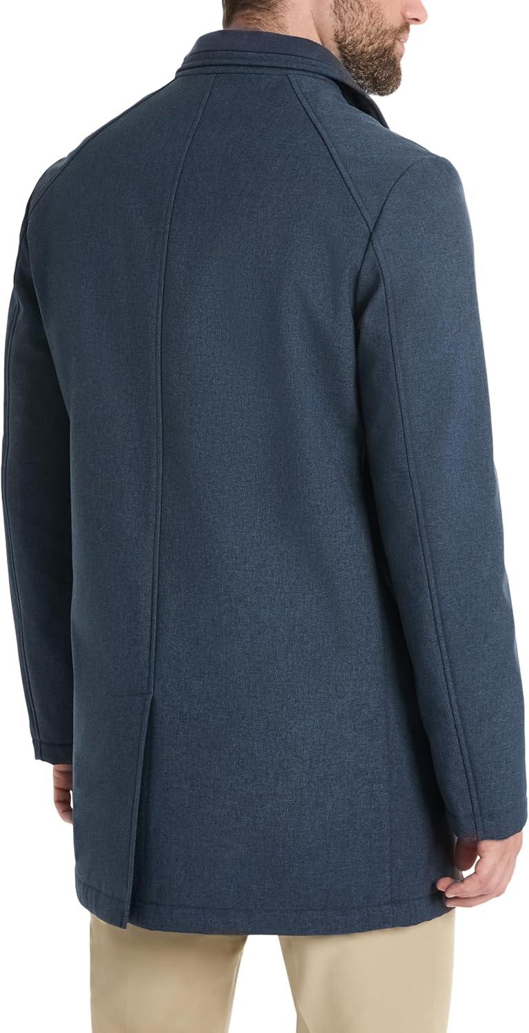 imageVan Heusen mens Van Heusen Tedford Overcoat With Stand CollarBlue
