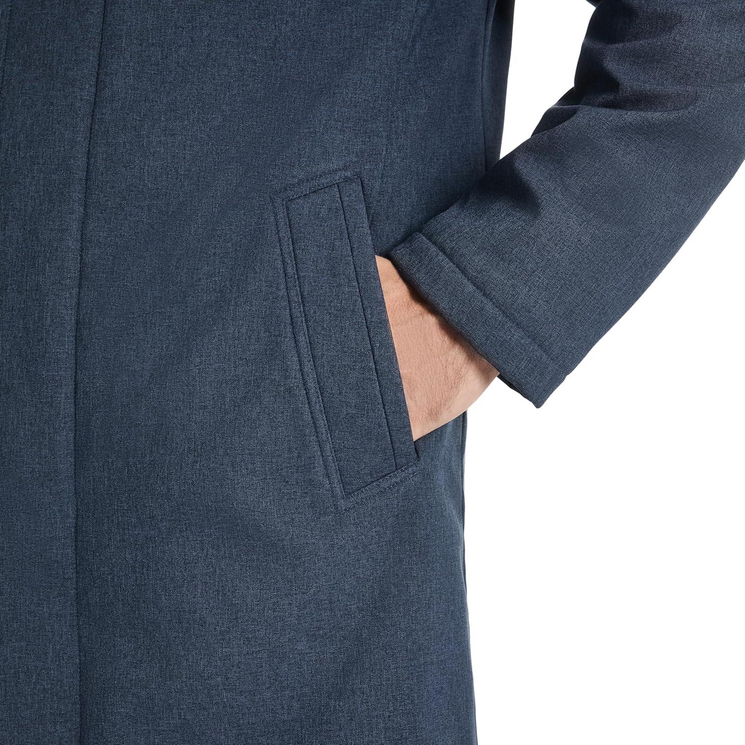 imageVan Heusen mens Van Heusen Tedford Overcoat With Stand CollarBlue