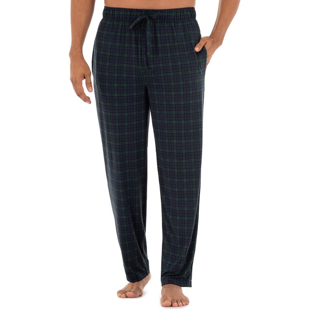 imageVan Heusen Mens Jersey Knit Sleep PantNavy