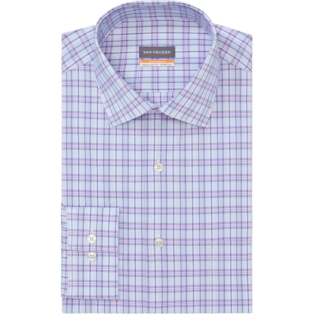 imageVan Heusen Mens TALL FIT Dress Shirt Stain Shield Stretch Big and TallOld Bermuda