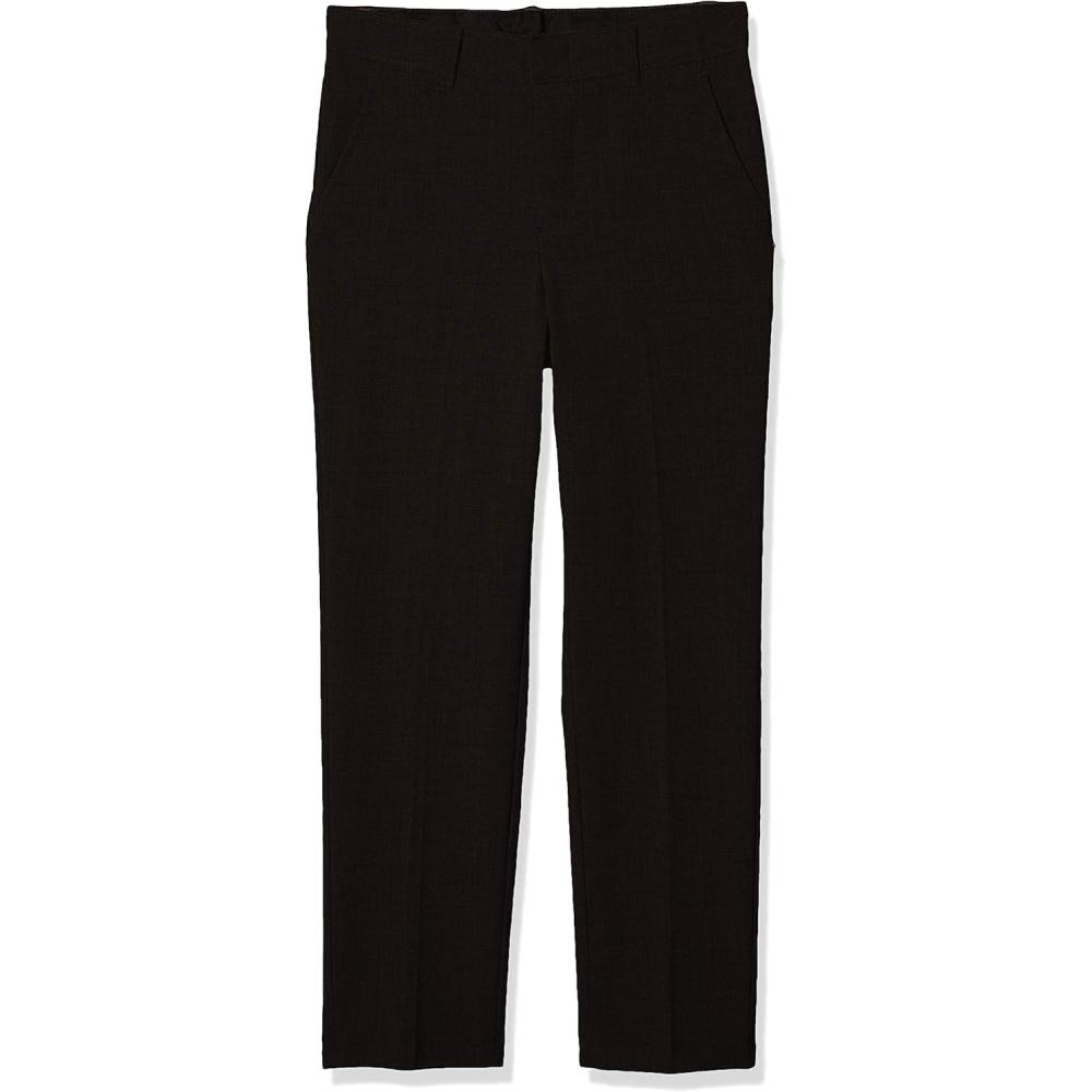 imageVan Heusen boys Flex Stretch Flat Front Dress PantsBlack