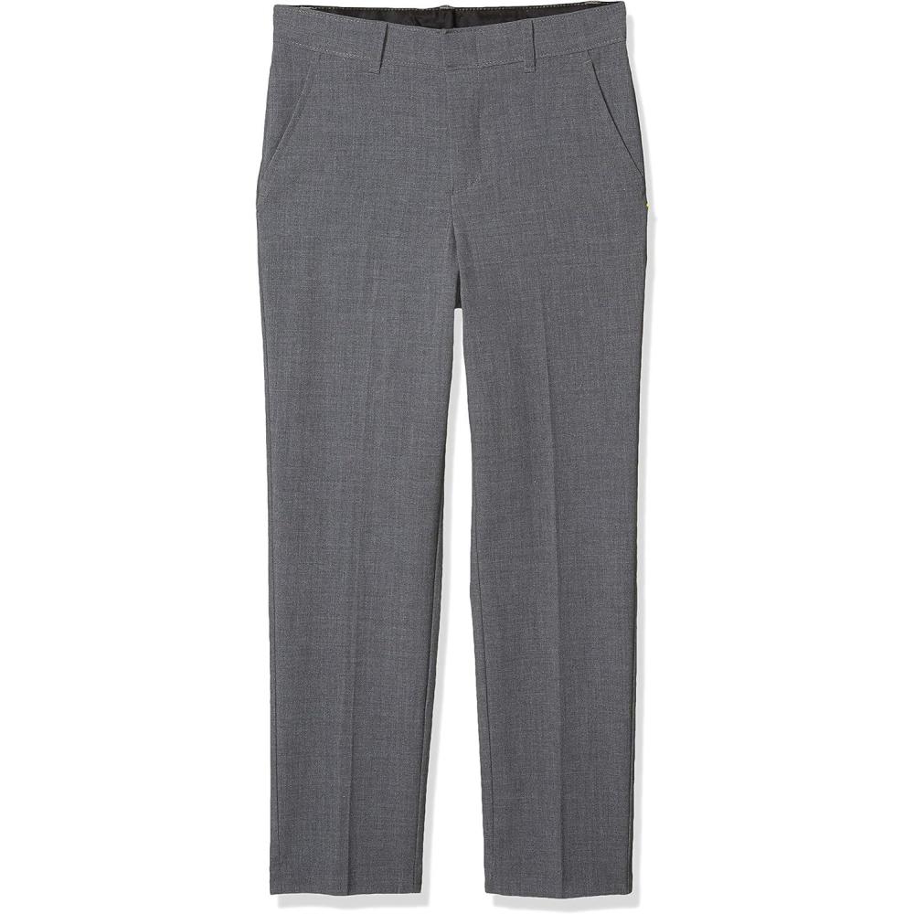 imageVan Heusen boys Flex Stretch Flat Front Dress PantsOxford Grey