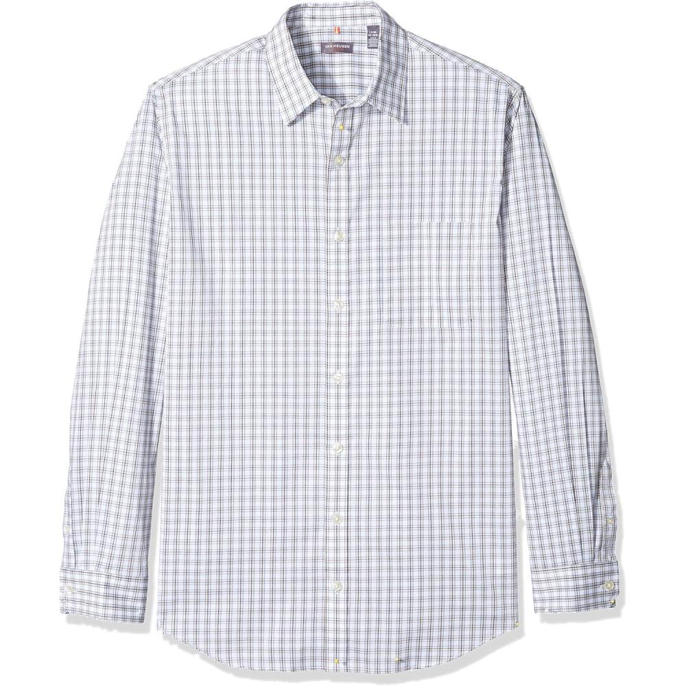 imageVan Heusen mens Big and Tall Wrinkle Free Long Sleeve Button Down ShirtCrisp Bright White