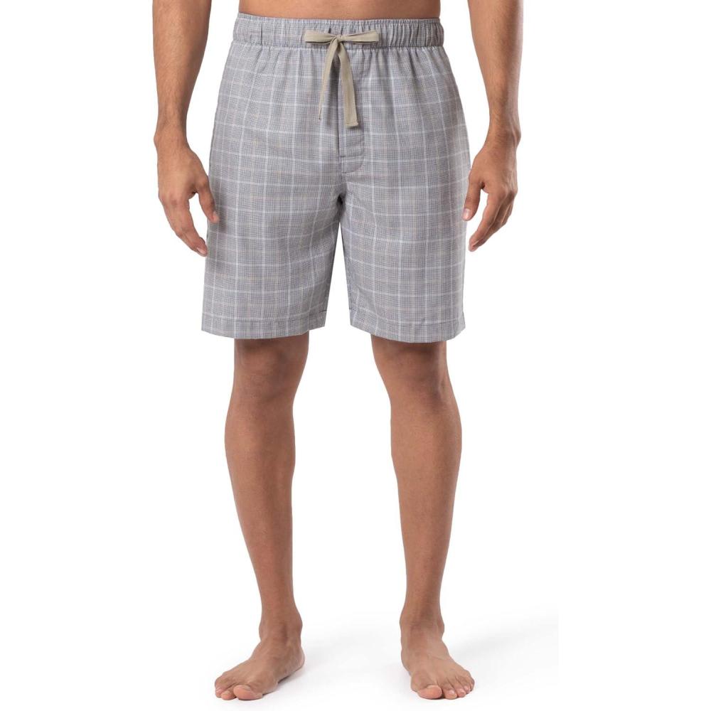 imageVan Heusen mens PolyRayon Twill Sleep Pajama ShortGrey